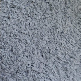 Luxury Faux Fur Fabric Material - Shaggy Pale Blue, 1Mtr - 150cm x 100cm