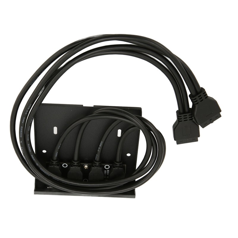 USB Front Panel 4 Ports USB 3.0 Dual 19 Pin