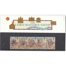 1989 THE LORD MAYOR'S SHOW STAMPS Presentation Pack.