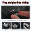 Unifizz 4 PCS USB LED Car Interior Atmosphere Lamp, Portable