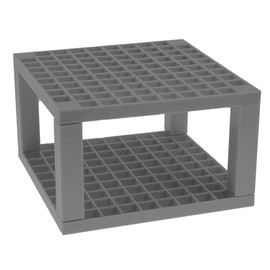 SUPVOX 96 Holes Paint Brush Holder Plastic Pencil Brush Holder Desk Stand Organizer Holder Pen Brush Dryer Holder for Paint Brushes Colored Pencils Markers (Grey)