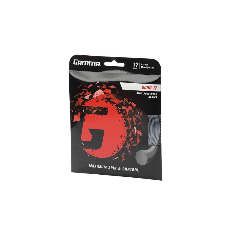Gamma Ocho 17G Tennis String Silver