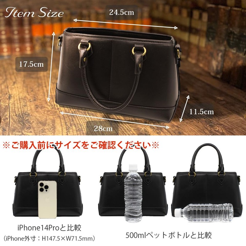 DARGREE Mini Tote Mini Bag, Men's, Genuine Leather, Mini Shoulder