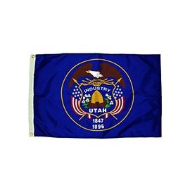 Independence Flag Nylon Utah Flag, 3 x 5'