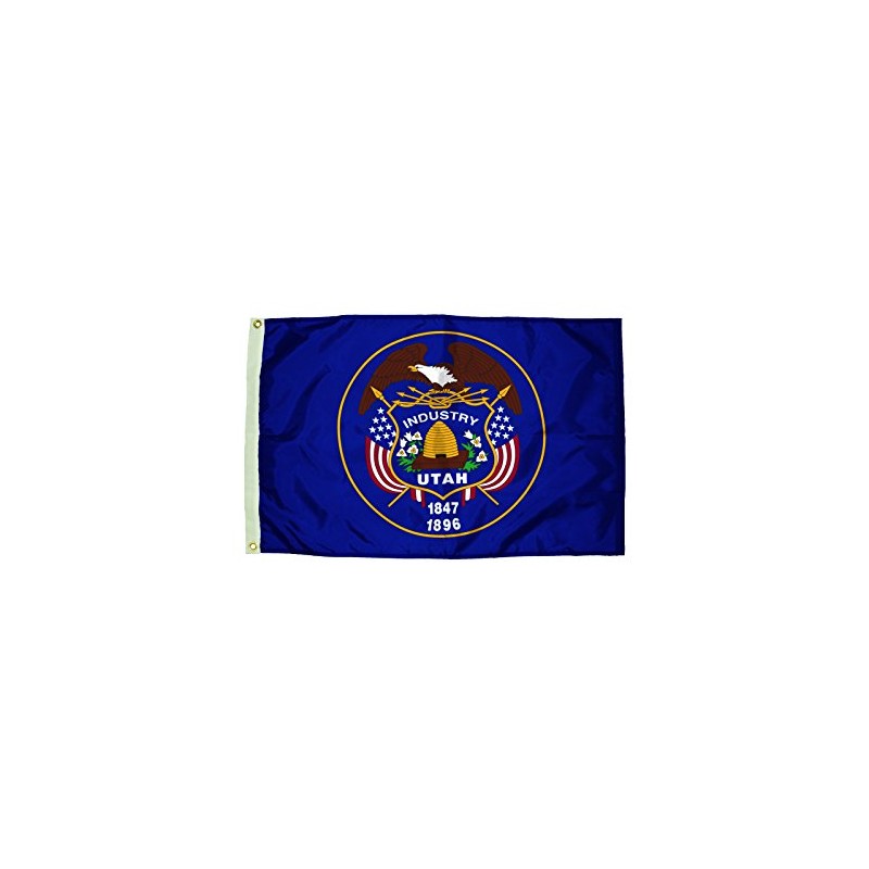 Independence Flag Nylon Utah Flag, 3 x 5'