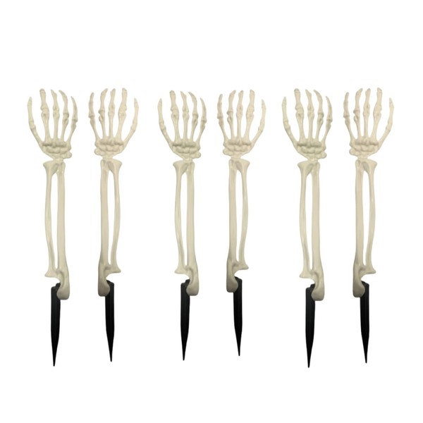 Aweilan Realistic Looking Skeleton Stakes Severed Plastic Skeleton Hands Yard