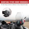 A & UTV PRO Adventure Wider Windshield for Can Am