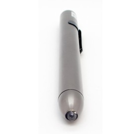 Maxar Electric Smooth Touch LED Pen Light Fits in Pen Holder on Cuff (Silver 1)