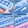 2 Pcs Math Slide Ruler for Mathematics, Math Scale Learn