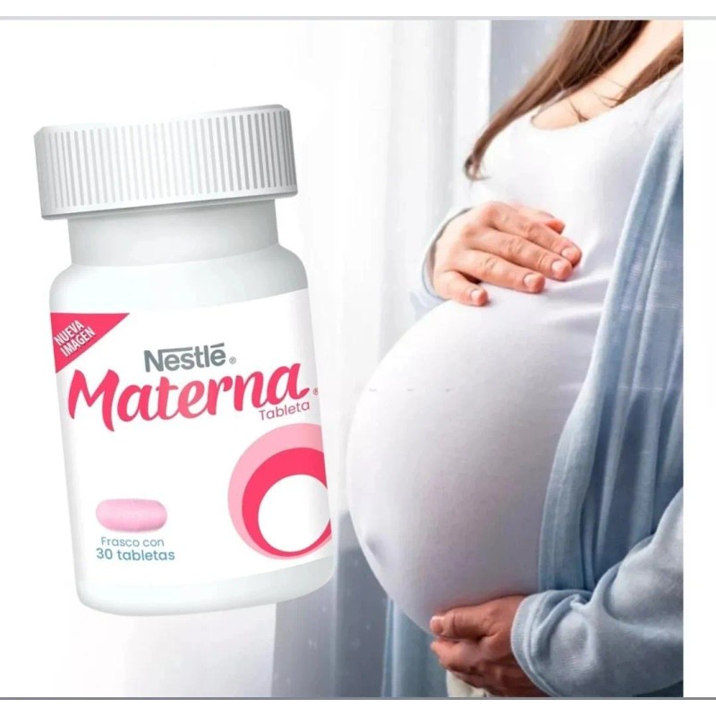 Tabletas Materna Vitaminas Minerales Tableta Sabor
