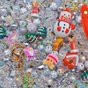 Acrylic Beads Mix(16mm)-Beading making-Bead Assortmens-DIY:_White Christmas_150ml
