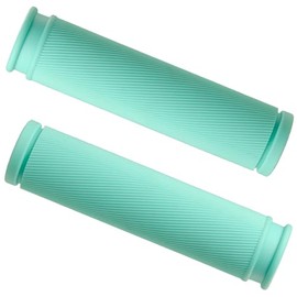 Bicycle Handle Grip for Mountain Bike Cross Bike Non-Slip Rubber Celeste