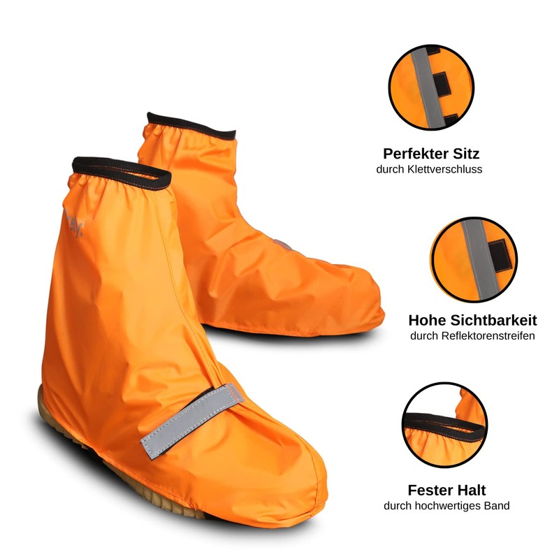 sweatness Waterproof Bicycle Shoe Covers with Saddle Cover Size 44-46