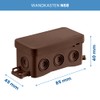 SIMET Connection box NS8 Fastbox & Hook brown, dimensions 45