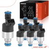 A-Premium 3 Holes Set of 6 Fuel Injectors Compatible with