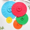 5Pcs/Set Multifunctional Bowl Lid Food Grade Silicone Vacuum Sealing Cover