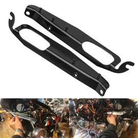 Black Batwing Inner Fairing Support Brackets For Harley Electra Glide Street Glide Tri Glide Ultra Classic