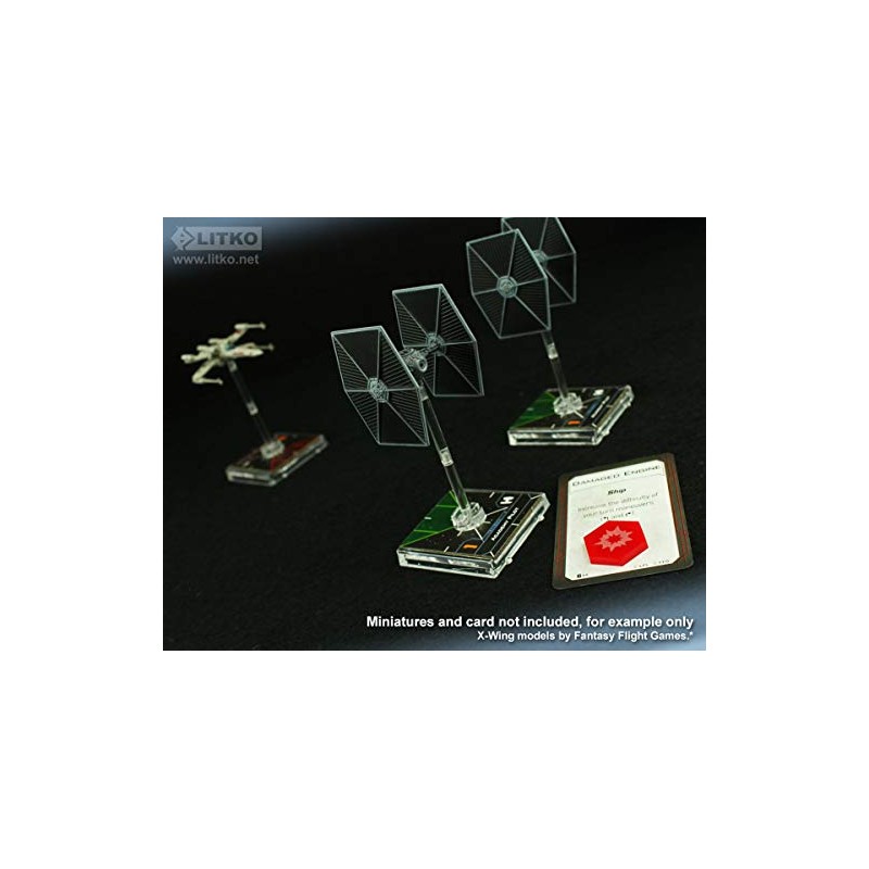 LITKO Space Fighter 2nd Edition Tokens | Compatible with Star