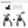 Drive Medical R726BK Foldable Rollator Walker with Seat, Black