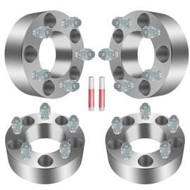 GDSMOTU 5x5 5x127 Wheel Spacers 2 inch, 2005-2010 for Grand Cherokee WK 2007-2018 for Wrangler JK/JKU 2006-2010 for Commander XK 1999-2004 for Grand Cherokee WJ, Adapters with 1/2" Studs 87.1mm Bore