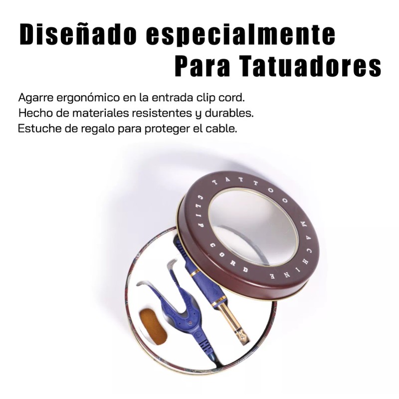 OUO Cable Clip Cord Para Máquina De Tatuar Tattoo Profesional