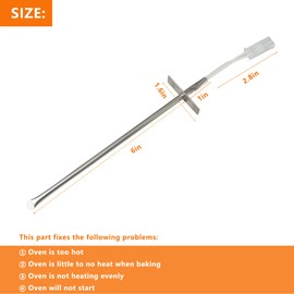316490000 Oven Temperature Sensor Replaces 1197392 AH1528542 316490002 316490003 316490000 Oven Temp Sensor Probe