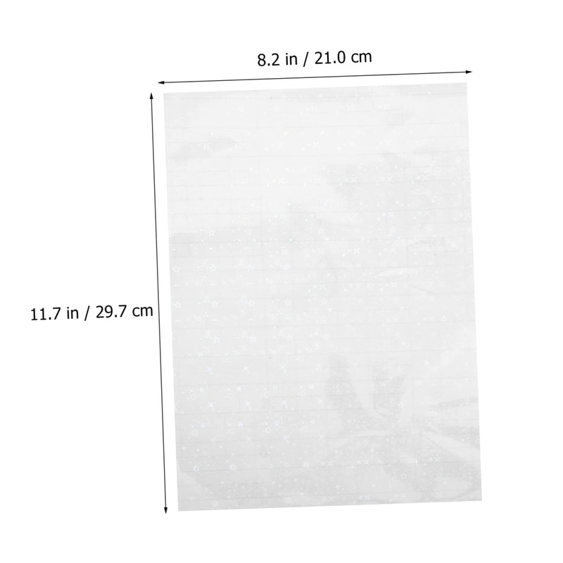 OHPHCALL 10sheets Cold Laminating Films Transparent Pet for Photo and