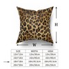 Leopard Throw Pillow Cover 2 Pcs Cheetah Animal Print Pillows