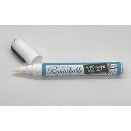 Versatile 6mm Wet Wipe Chalk Pen - Chisel Tip Chalk In Chark Marker