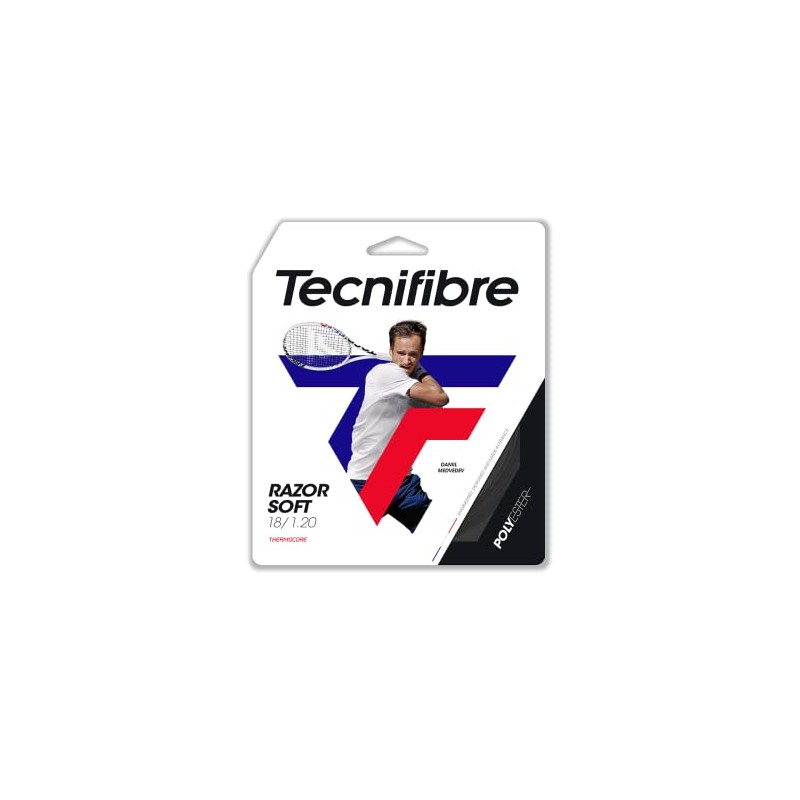 Tecnifibre Razor Soft Monofilament Polyester Tennis String 1.20mm White -