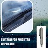 HEYNER Wiper Blades Fit Peugeot 307 2004-2008 Hybrid Windscreen Front