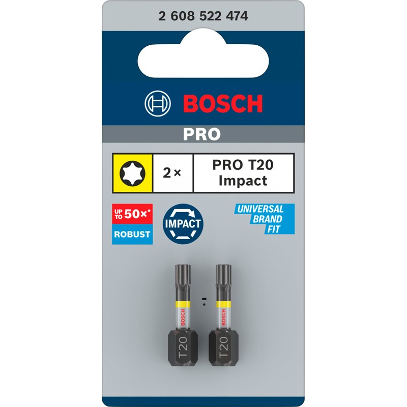 Bosch 2 x Pro Torx Impact Bit (95 x 50