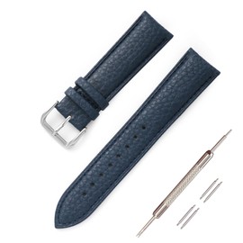 Jumpsunfun Watch Band, 0.5 - 0.9 inches (12 - 24 mm), Genuine Leather Watch Strap, Calf Leather Watch Strap, Watch Replacement Bell (Instruction Manual / Replacement Tool / Spring Bars Included), 18