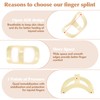 7pcs Oval Finger Splint and 5pcs Finger Sleeve, Thumb Splint,