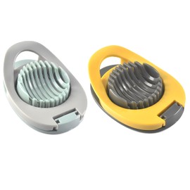 2pcs Egg Slicer for Boiled Eggs, Kiwifruit Strawberry Cutter with Stainless Steel Wire