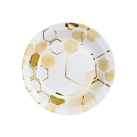 Honeycomb Dessert Plates, 8 ct