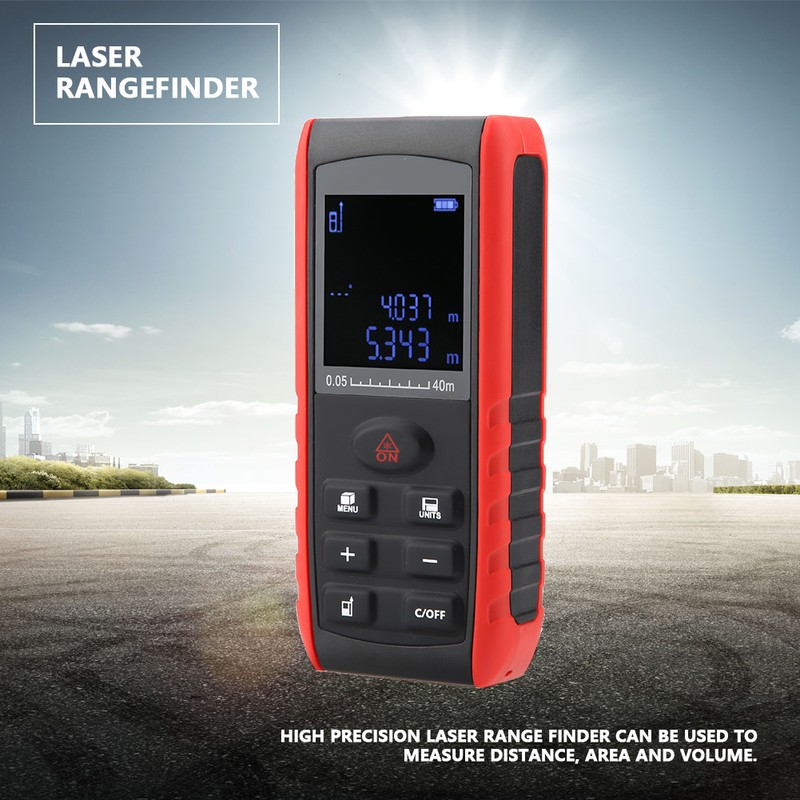 KXL-E Digital Handheld Laser Distance Meter Range Finder Measure Diastimeter