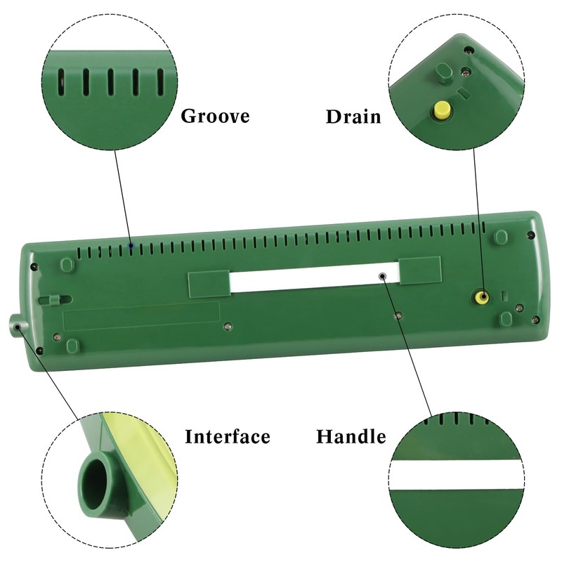 EASTROCK 32 Key Melodica Instrument Air Piano Keyboard Soprano Melodica