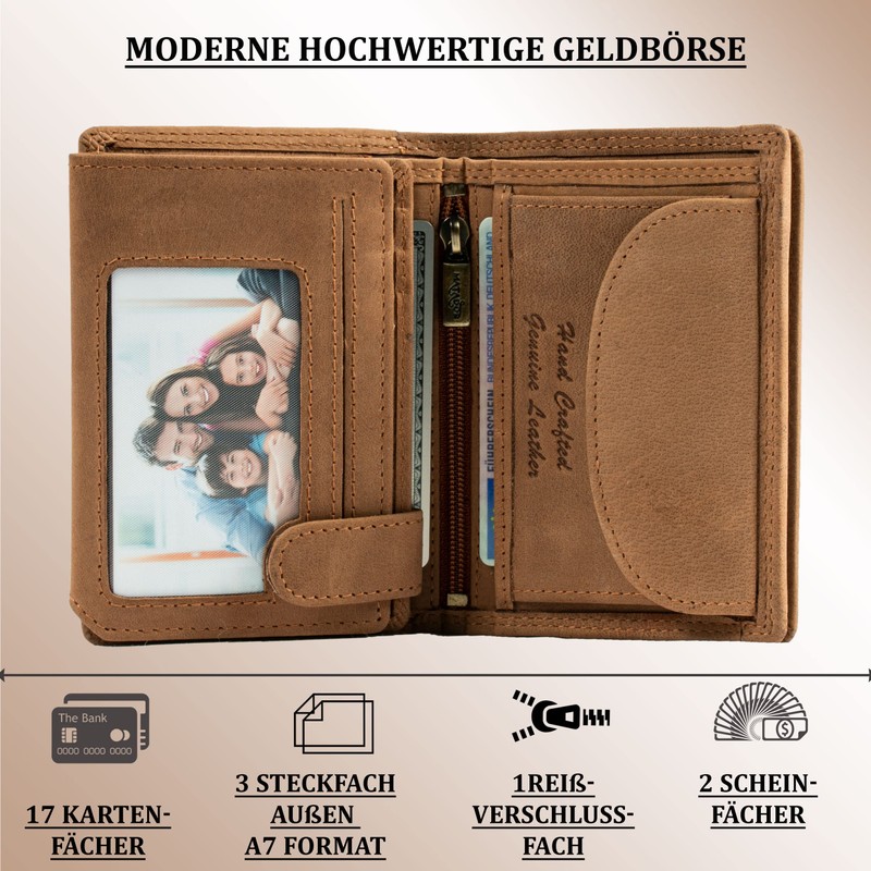 MATADOR Wallet 6417 Men/Women Unisex, light brown, purse