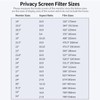 Golden Screen Filter Reversible High-transmittance 30° Invisible Anti-UV Anti-glare Film