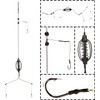 Carp Fishing Feeder Baits Cage, Fish Feeder with Holder, Inline