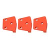 3Pcs Diamond Grinding Shoes Trapezoid Concrete Aggreesive Cutting 2 Long