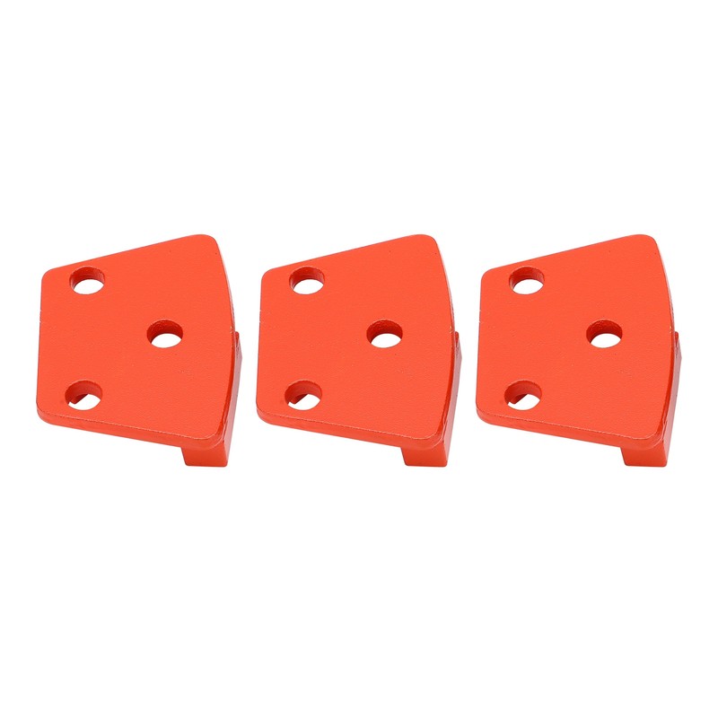 3Pcs Diamond Grinding Shoes Trapezoid Concrete Aggreesive Cutting 2 Long