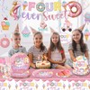 157pcs Four Ever Sweet Birthday Decorations Girl Include Banner, Hanging,