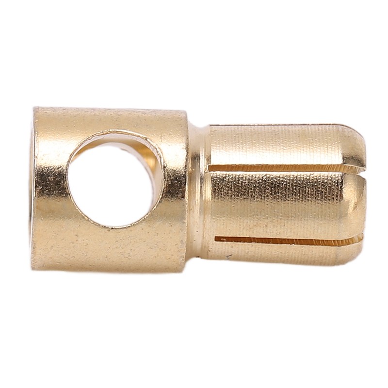 10 Pcs 6mm Banana Plug Gold Plated Male Connector Adapter