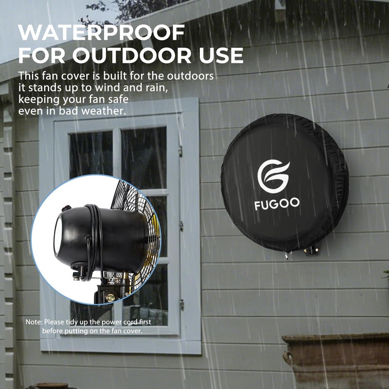 Waterproof Dustproof Outdoor Fan Cover (24 inch)