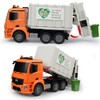 DOUBLE E Benz Licensed Remote Control Garbage Truck Electric Recycling