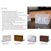 Kutia Brick Click Clock - Color: Aluminum Brick Click Clock