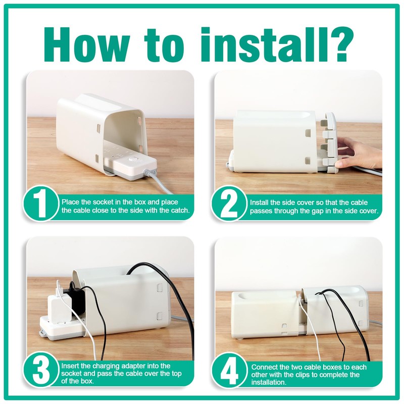 Babylush Power Strip Cover Box(1 Pack) 丨Outlet Covers Baby Proofing丨Outlet