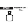 EBC Magura MT5/MT7 Disc Brake Pads, Green – Organic (Standard),